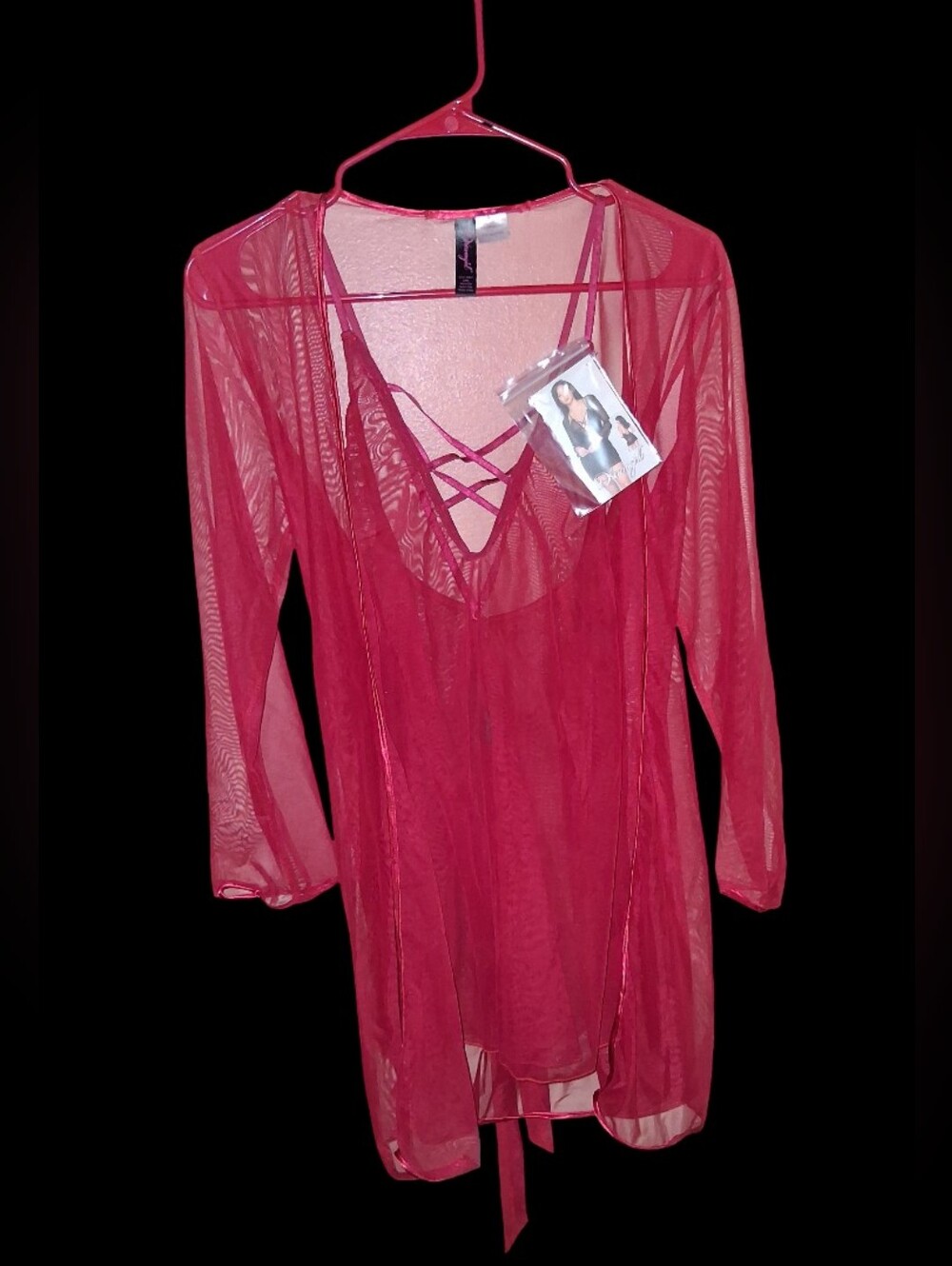 Clothes: Cirillas Dreamgirl Nightgown Lingerie Set - Red (Large) NWT